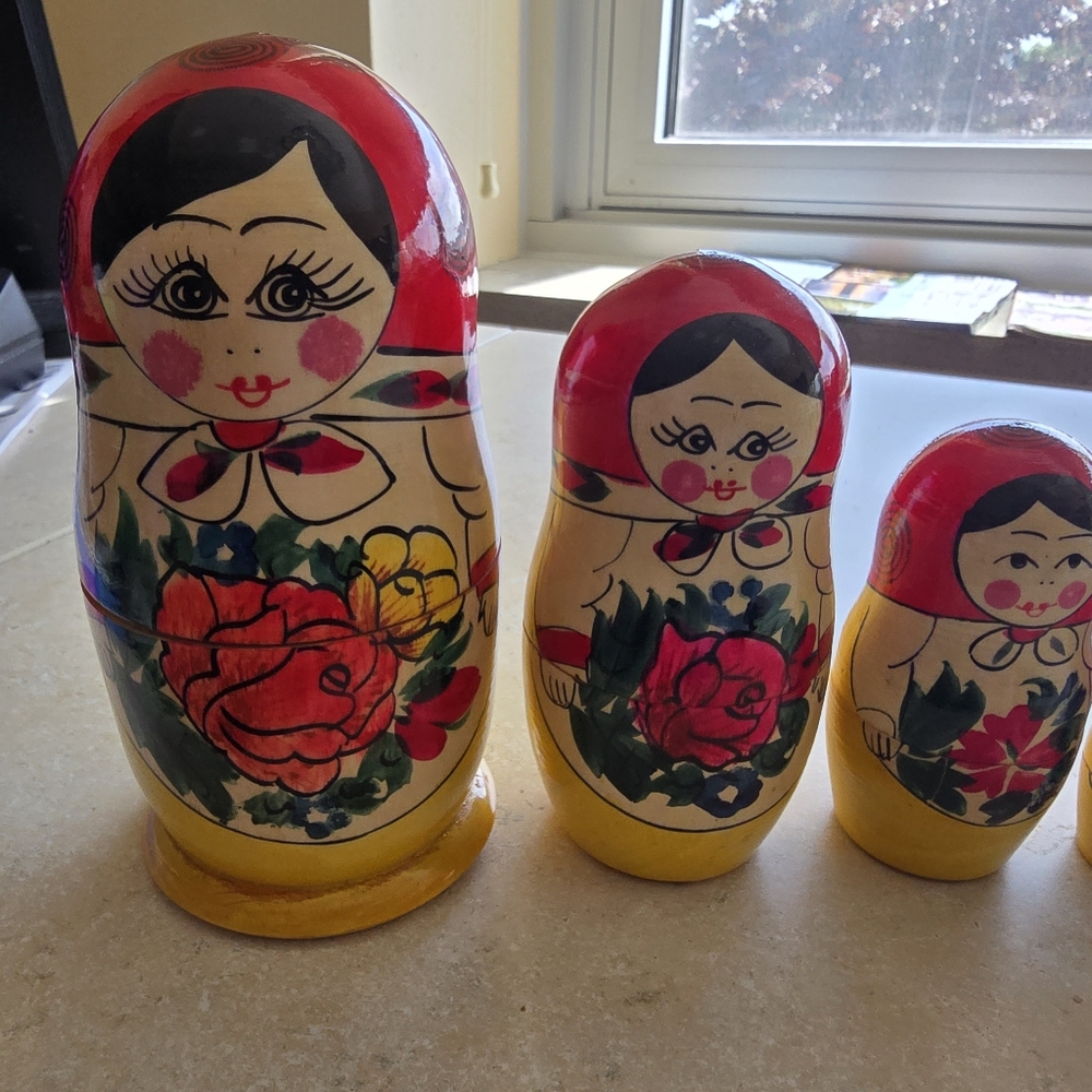 Colorful Russian Nesting Doll - Picture 3 of 5